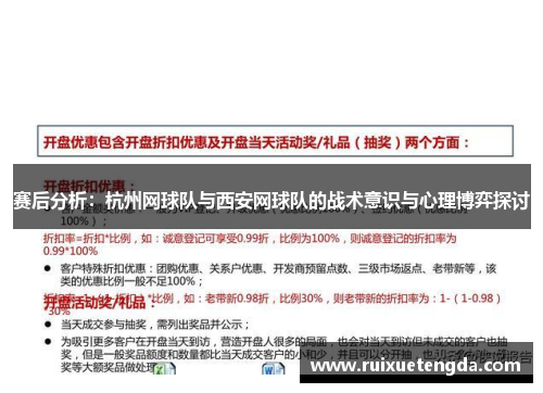 赛后分析：杭州网球队与西安网球队的战术意识与心理博弈探讨